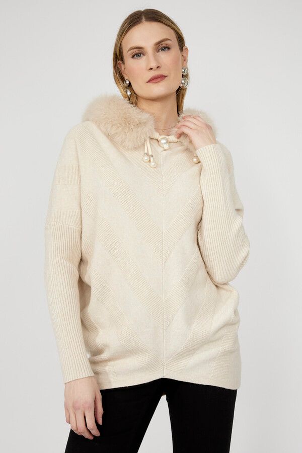 Sweater 253780, Color: Oatmeal, Size: S