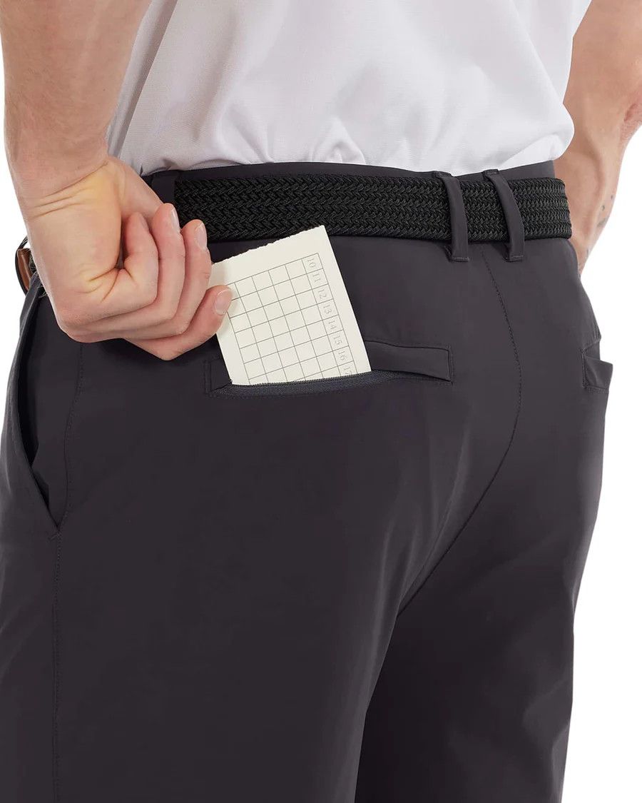Caddie Golf Short 8", Color: Faded Black, Size: 30