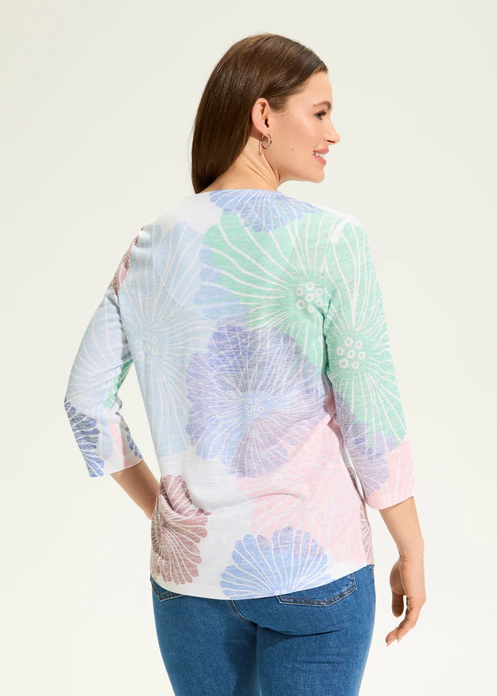 Jasmine V Neck Top 3758435, Color: Jasmine, Size: S