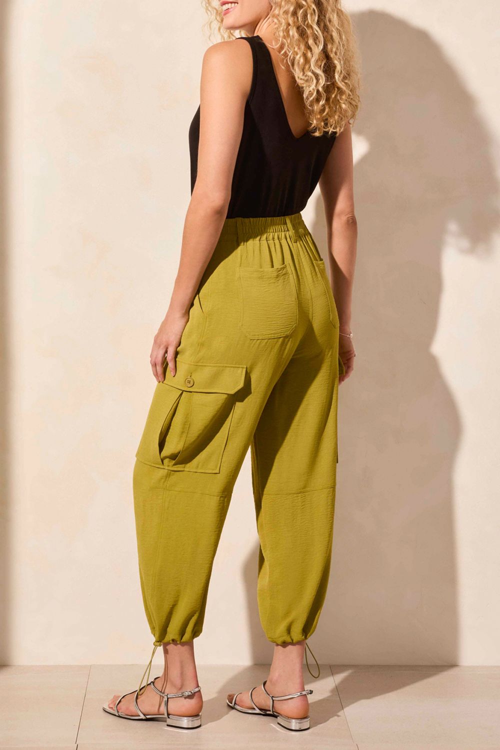Pull On Cargo Pant 5767O/4835, Color: BLACK, Size: S