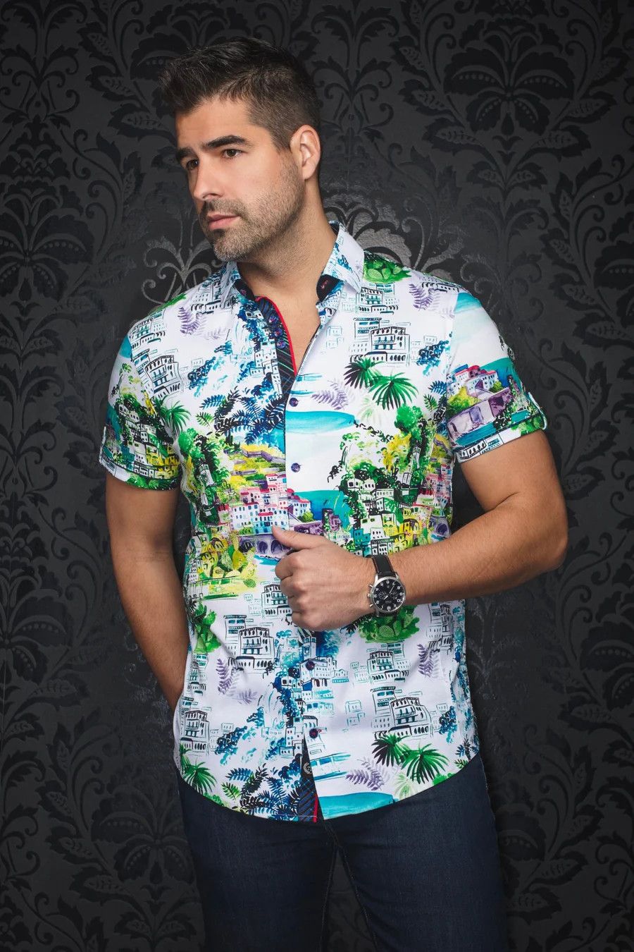 Elster Short Sleeve Shirt , Color: White, Size: 4 L
