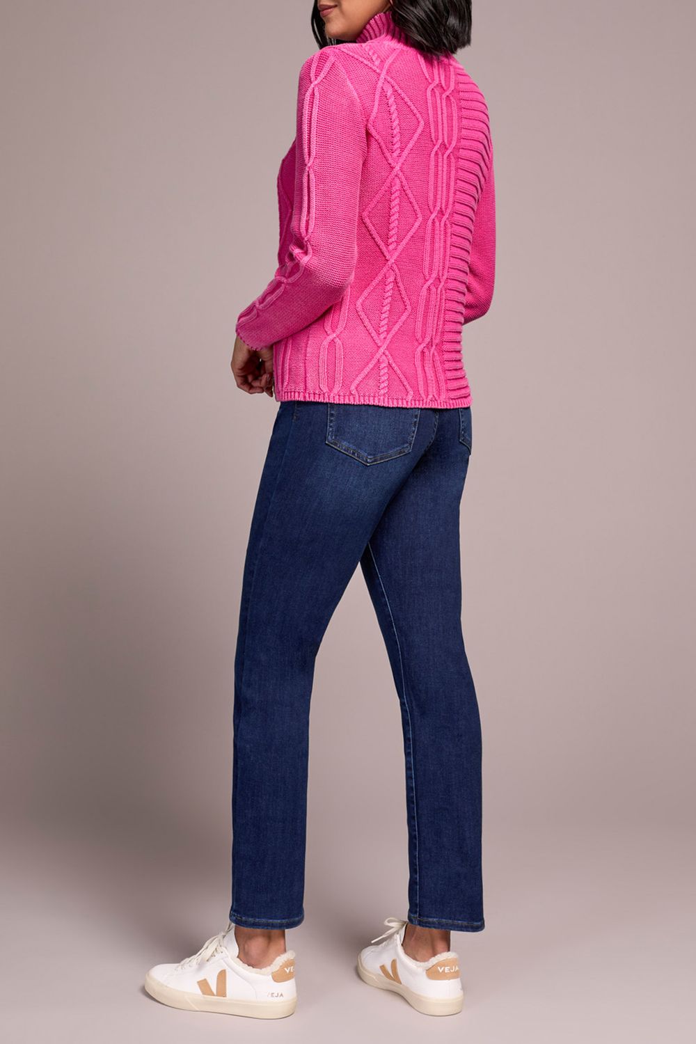 Mock Neck Sweater 5935O/4632, Color: Lime Mist, Size: S
