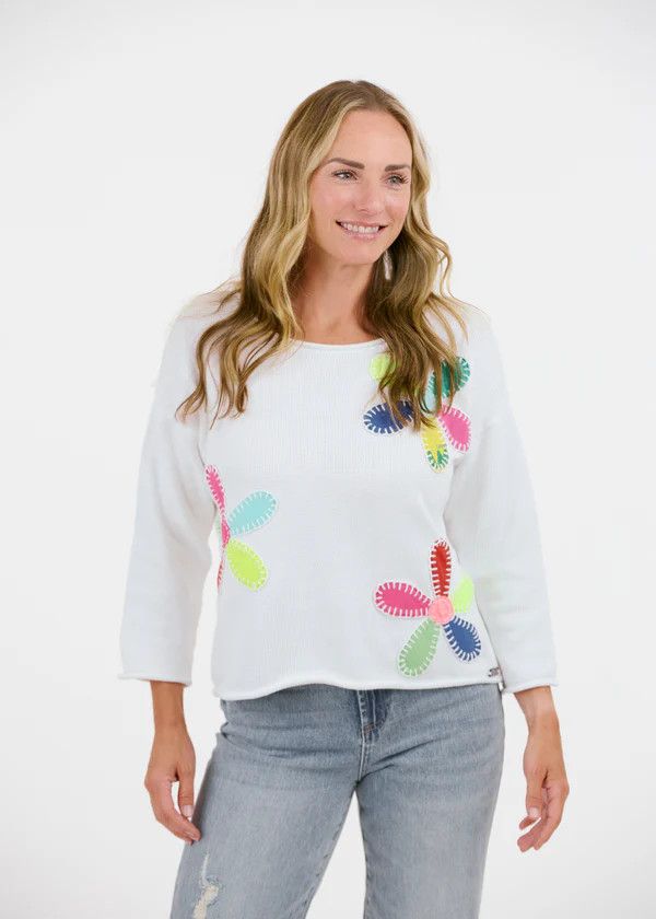 Mira Pullover 5527, Color: White, Size: S