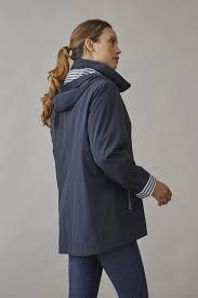 Coat With Removeable Hood 2882 86, Color: Navy, Size: 6