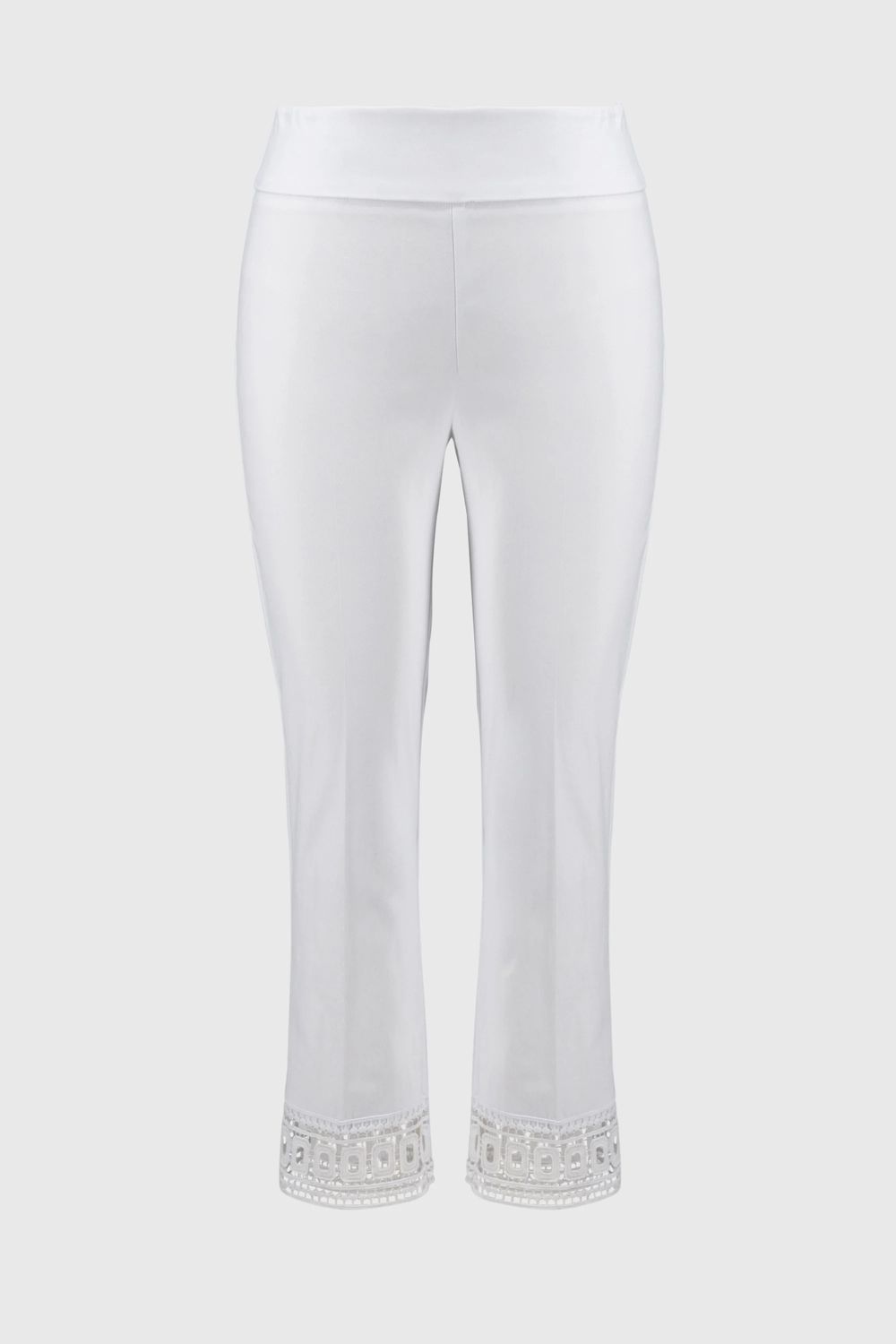 Millennium Cropped Pull-On Pants 251053, Color: WHITE, Size: 8