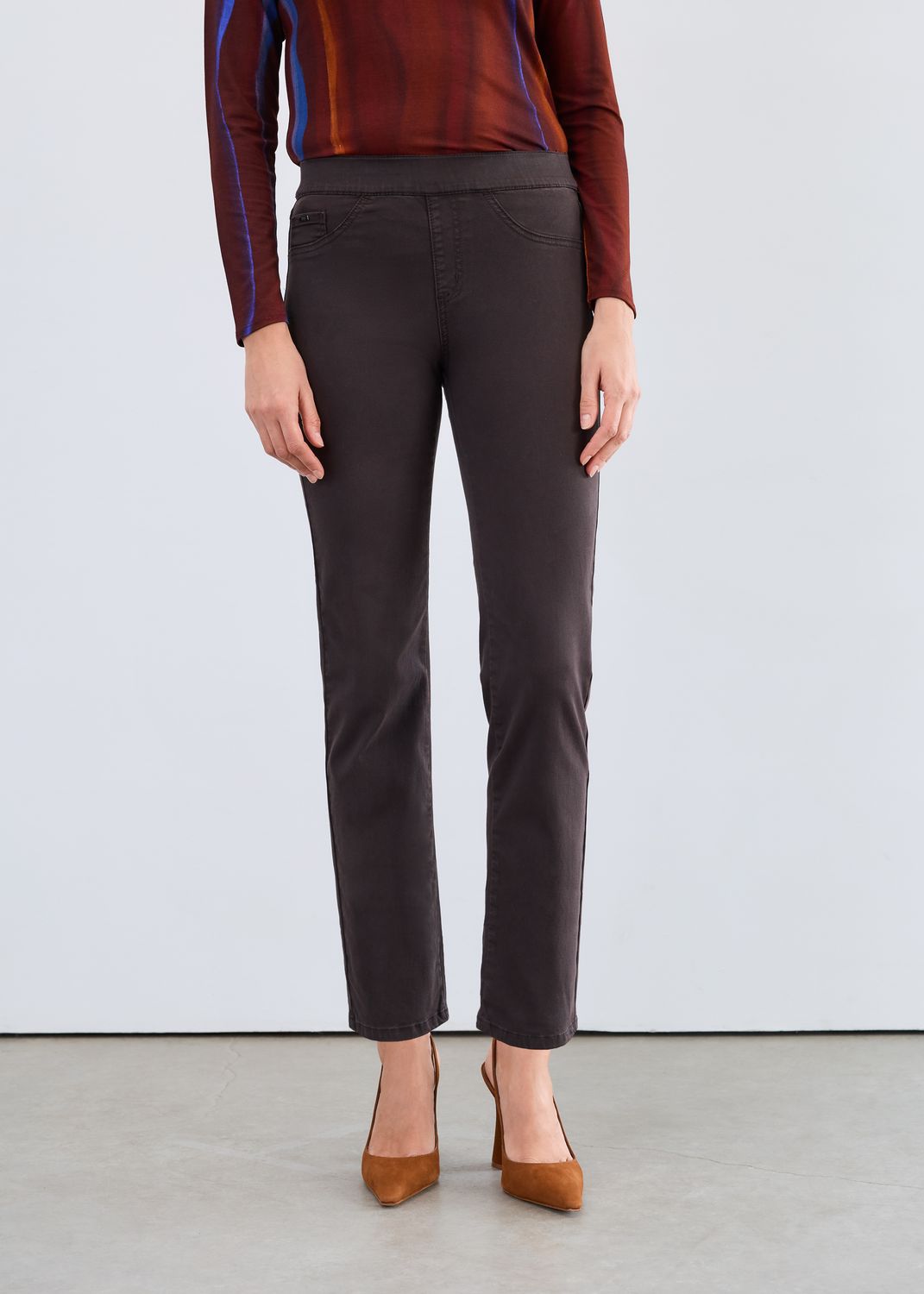 Pull On Straight Ankle 2531511, Color: Rich Brown, Size: 4