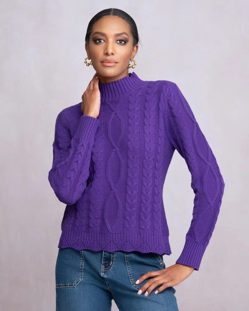 Sweater A46083, Color: Fuschia, Size: S