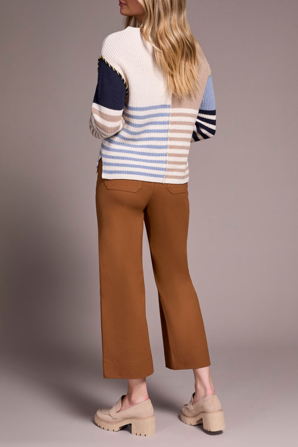 Boatneck Sweater 2338O/8077, Color: Sandstone, Size: XS