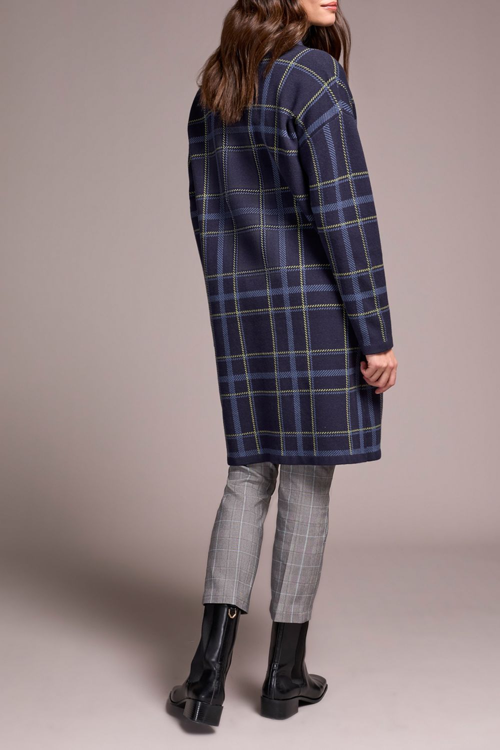 Coatigan With Pockets 1523O/8234, Color: Sapphire, Size: S