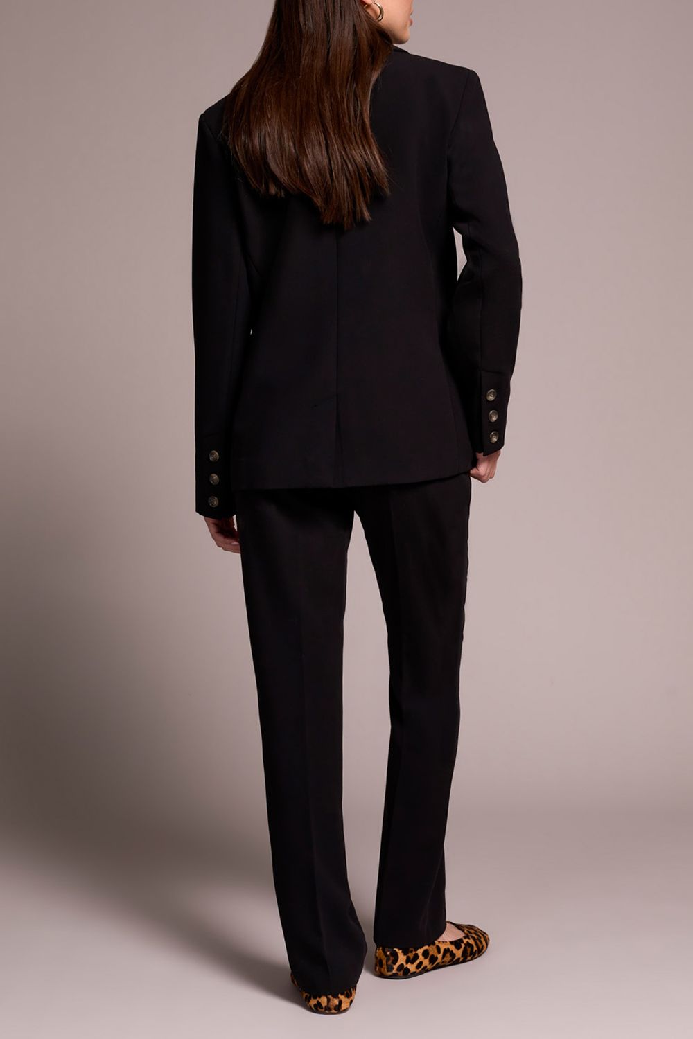 Lined Blazer 2371O/8150, Color: Black, Size: S