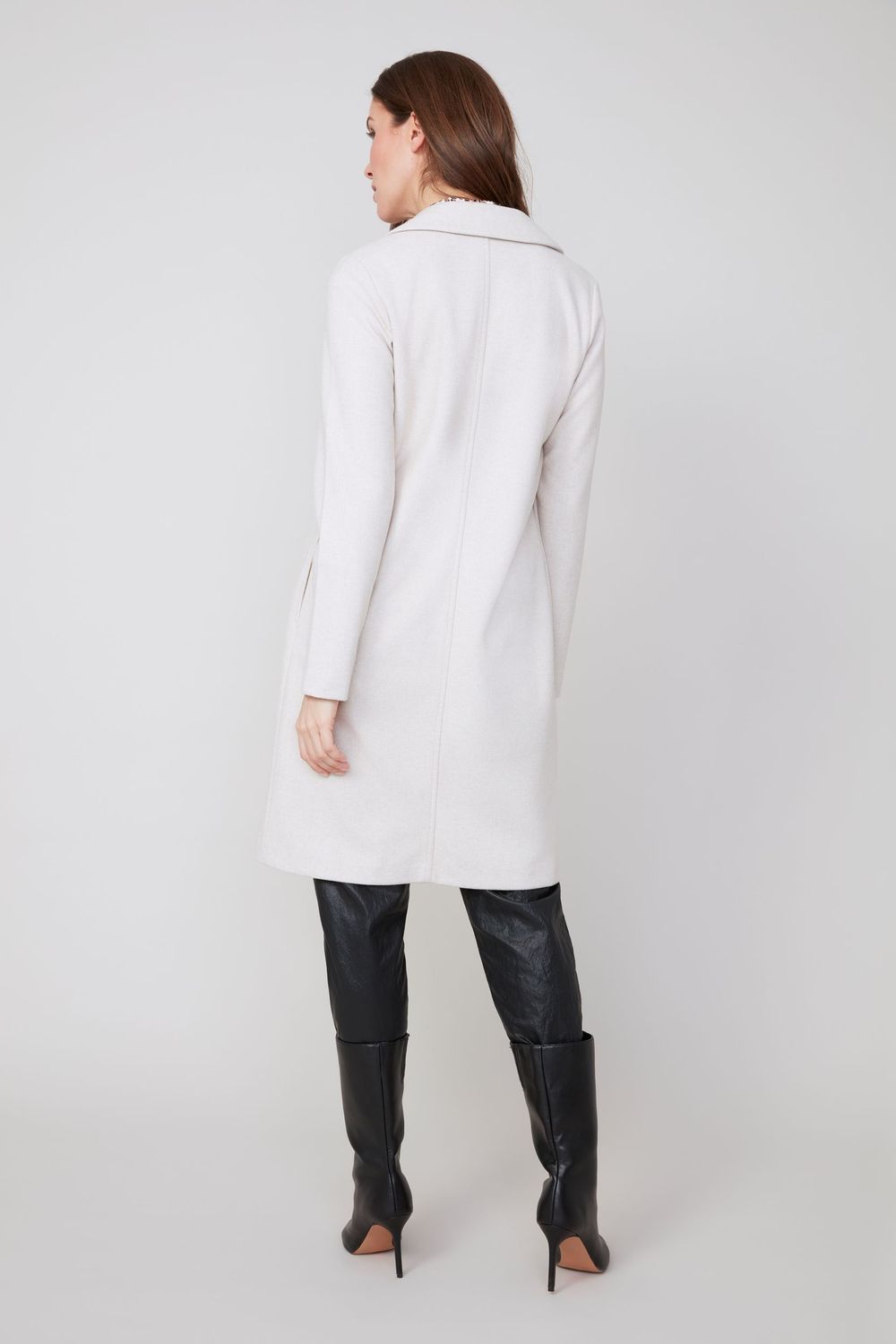 Knit Jacket R3865 E2196, Color: Oatmeal, Size: S