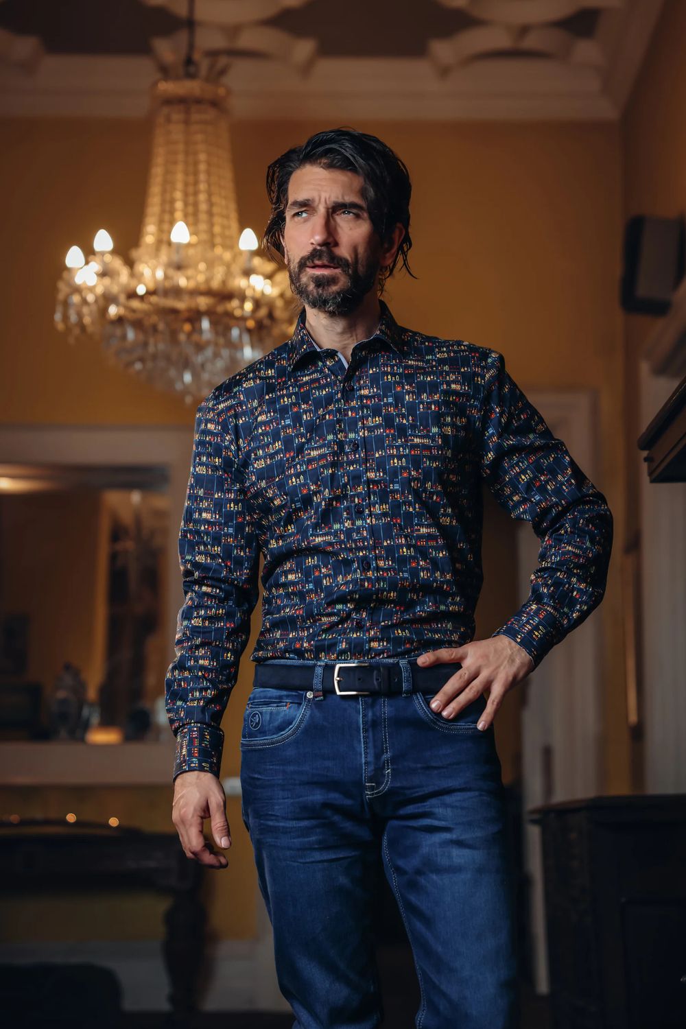 Long Sleeve Liquor Store Shirt 32.006, Color: 604, Size: M (US)