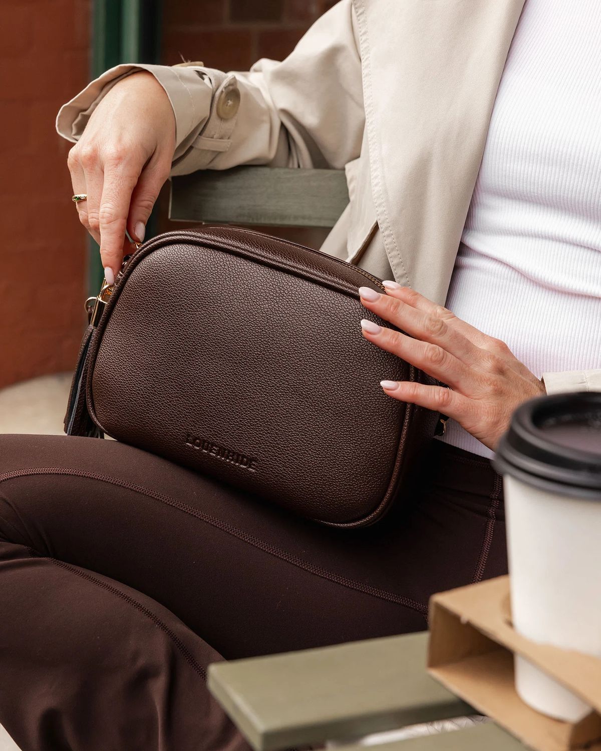 Jacinta Crossbody Bag , Color: Forest Green