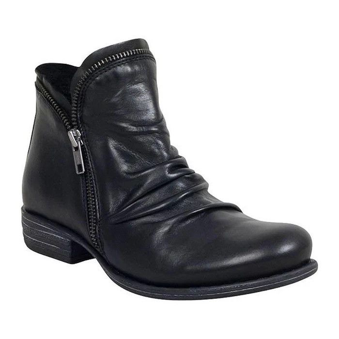 Luna Leather Ankle Boot , Color: Black, Size: 6