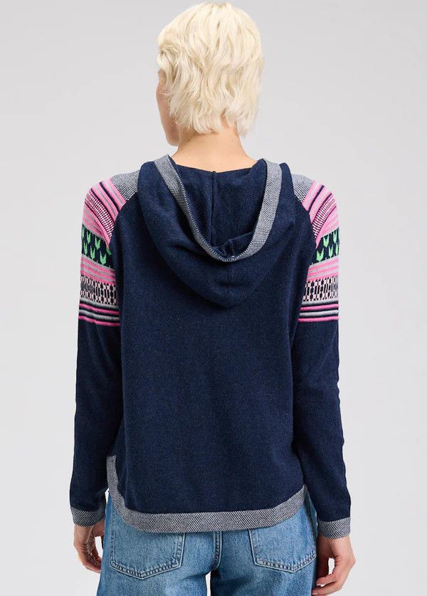 Apres Sweater Hoodie ZP7542U, Color: Dark Denim, Size: XS