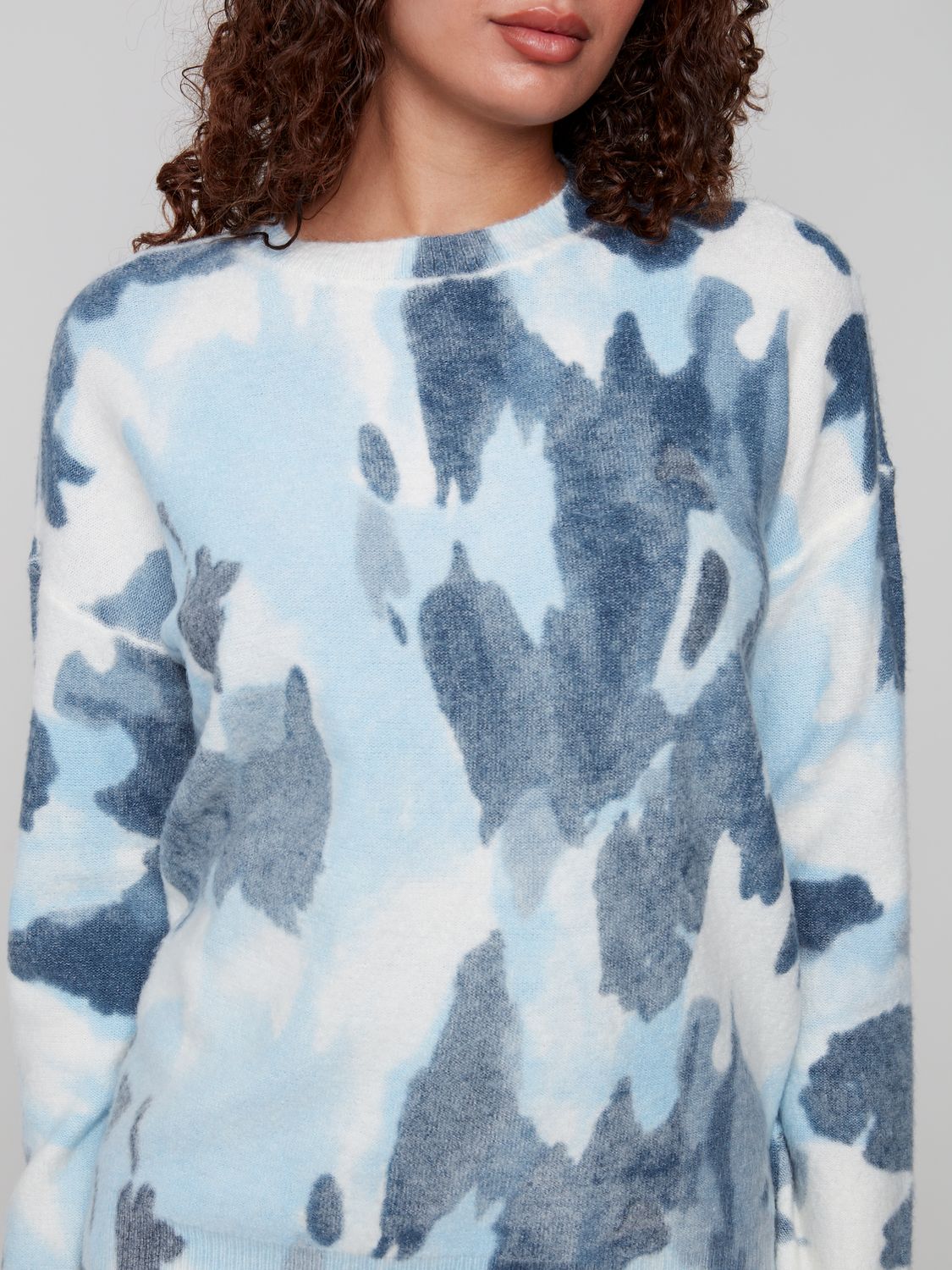Drop Shoulder Reversible Sweater C2546RR/918A, Color: Romantic, Size: XS