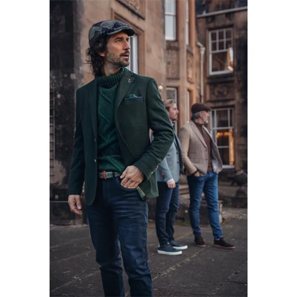 Pique Sport Jacket Green 32.104, Size: 40US