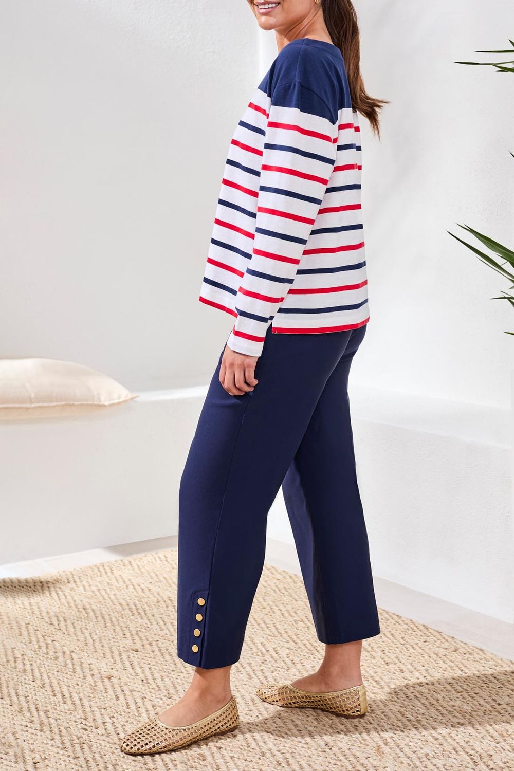 Boat Neck Top 3005O-3241, Color: Sangria, Size: XS