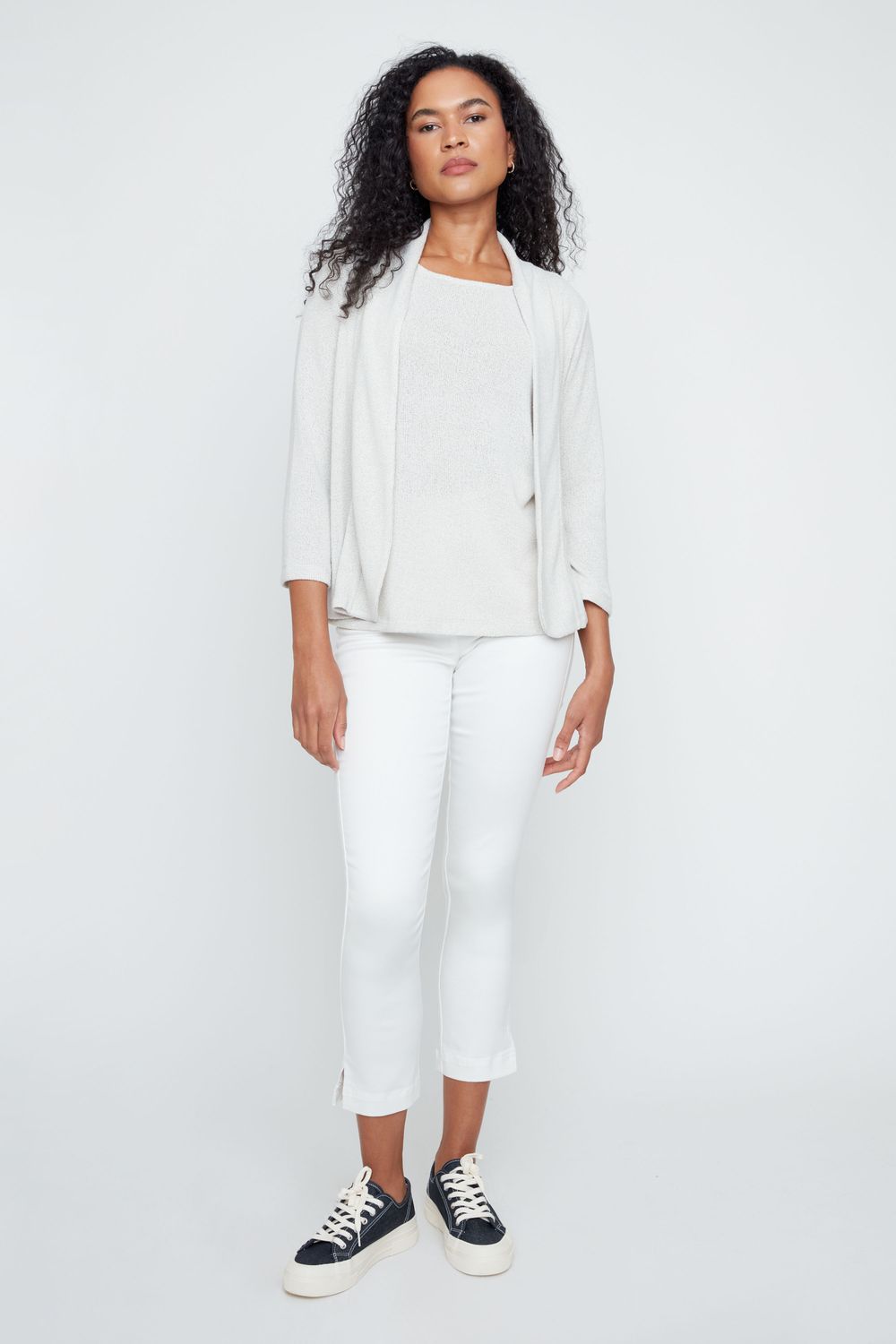 Knit Top R7809-55K, Color: Creme, Size: XS