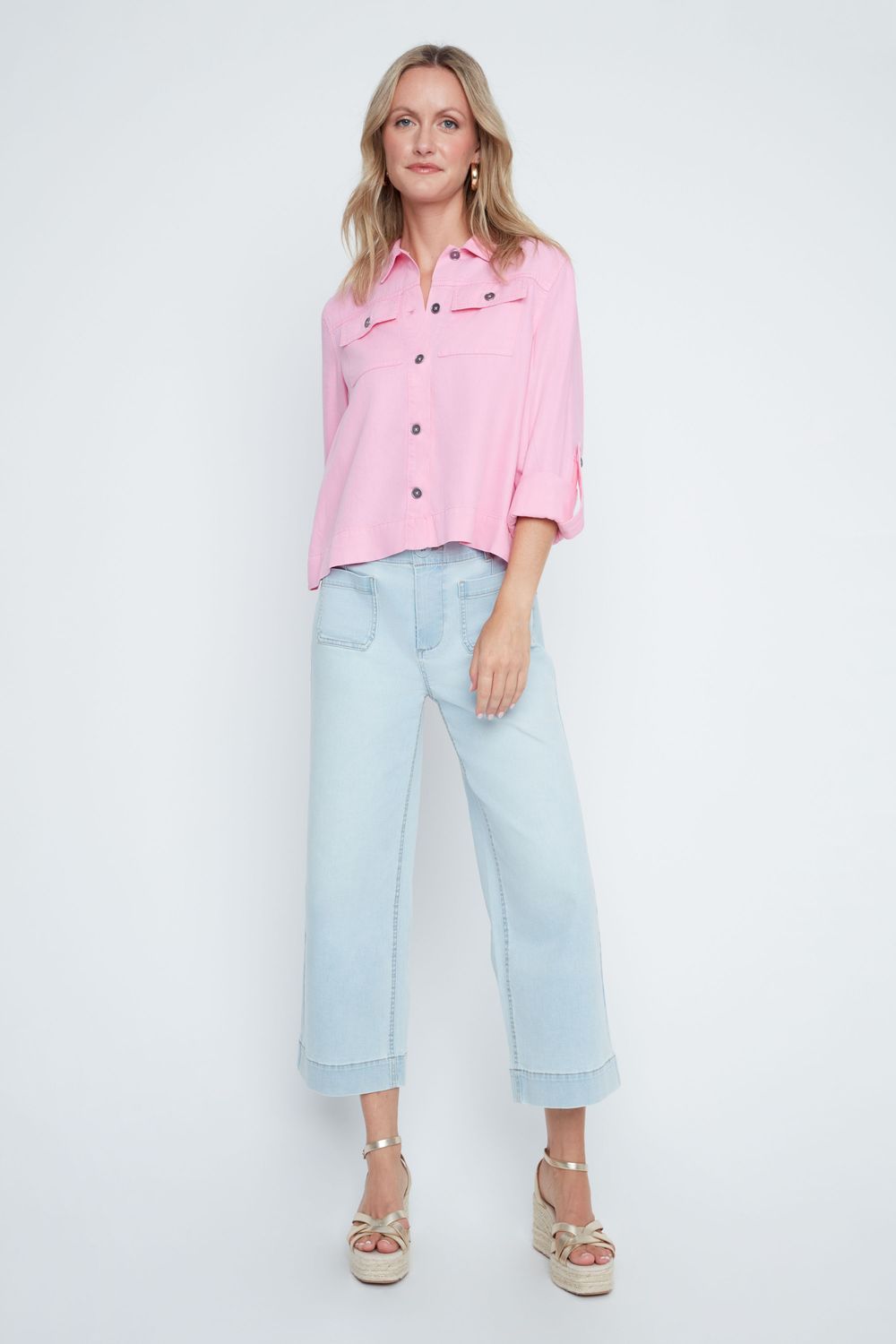 Woven Jacket R3936/E3076, Color: Chambray, Size: XS