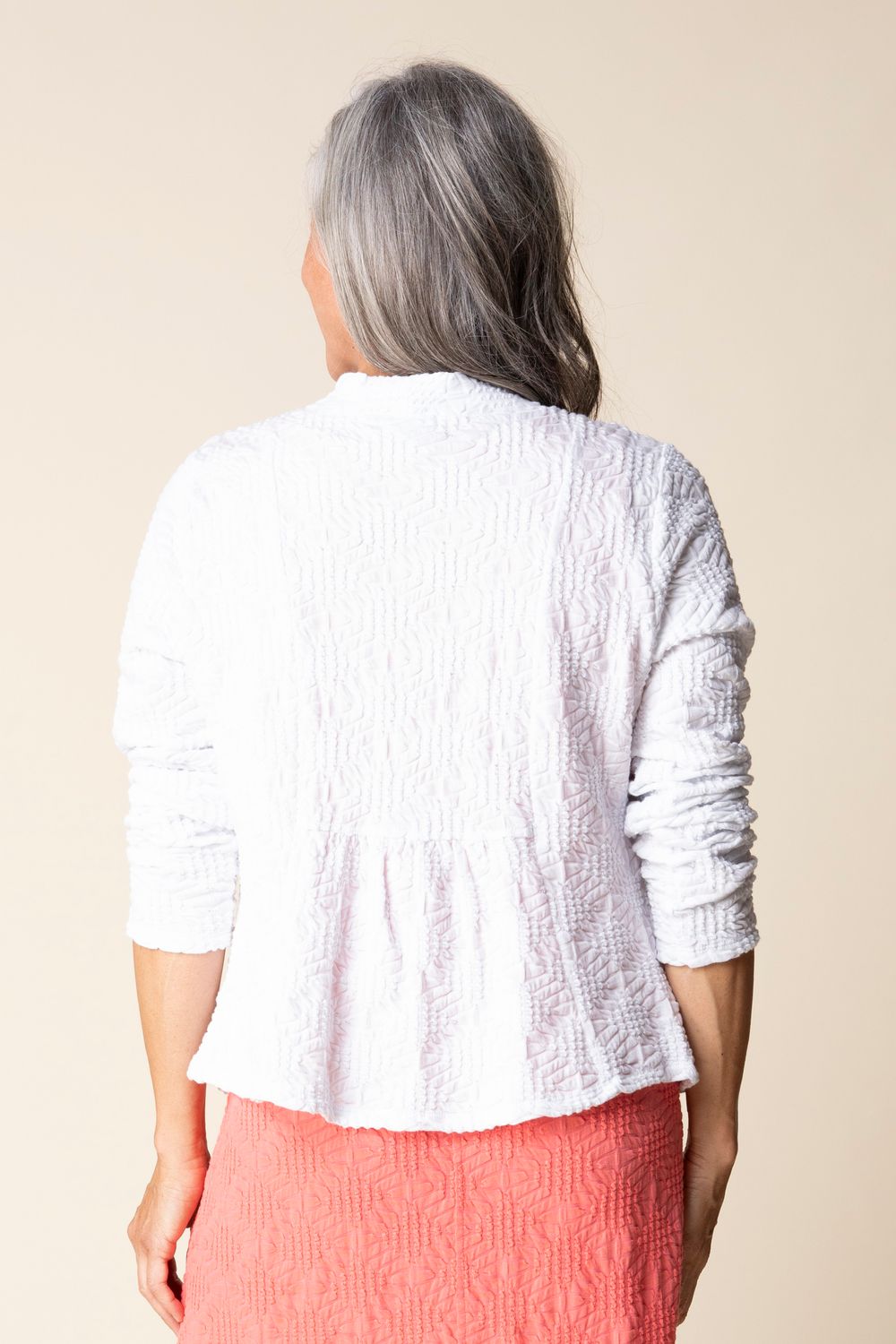 Sunrise Cardi H20719, Color: White, Size: XS