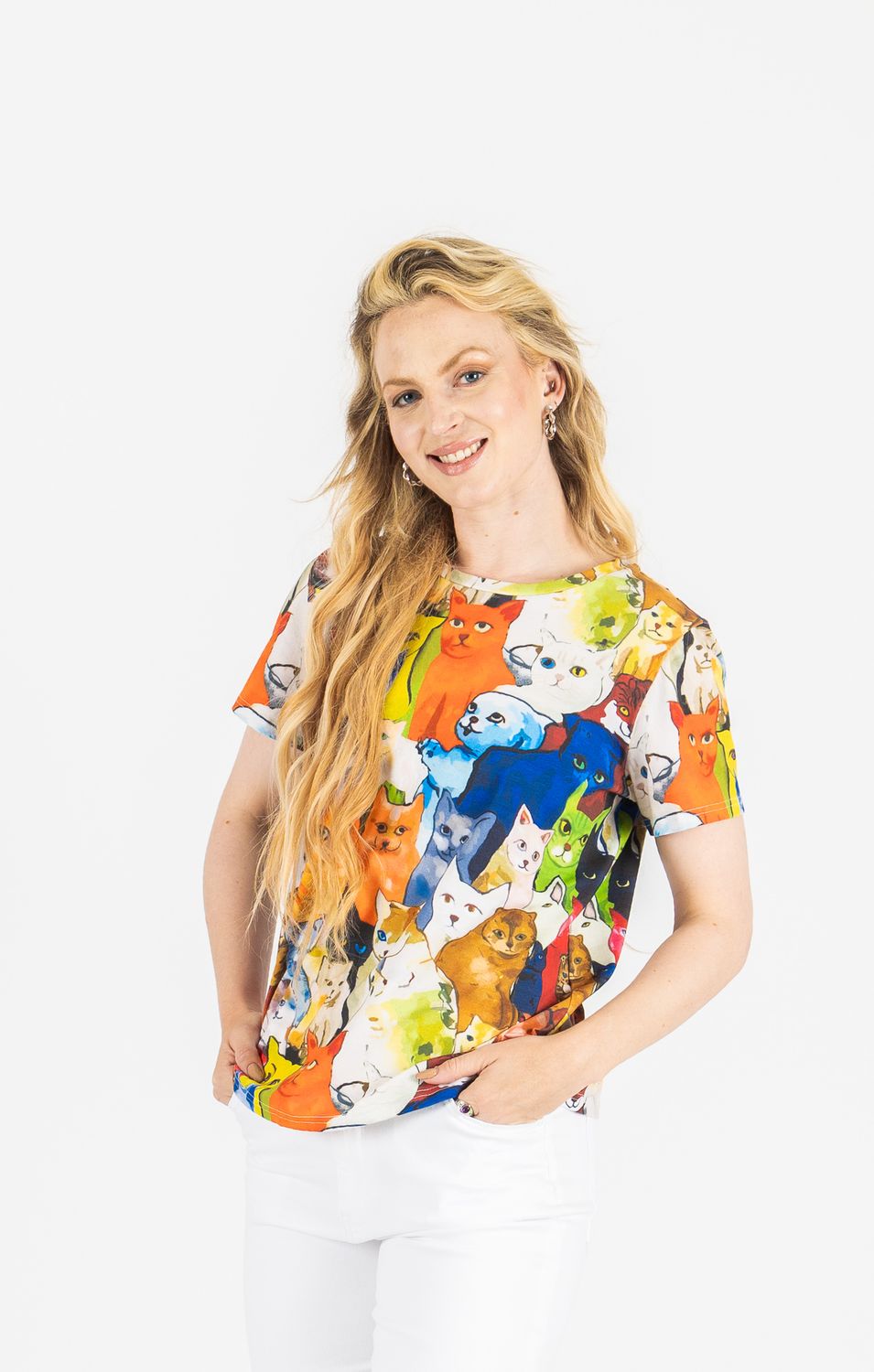 Knit Shirt Cats 261855, Size: S