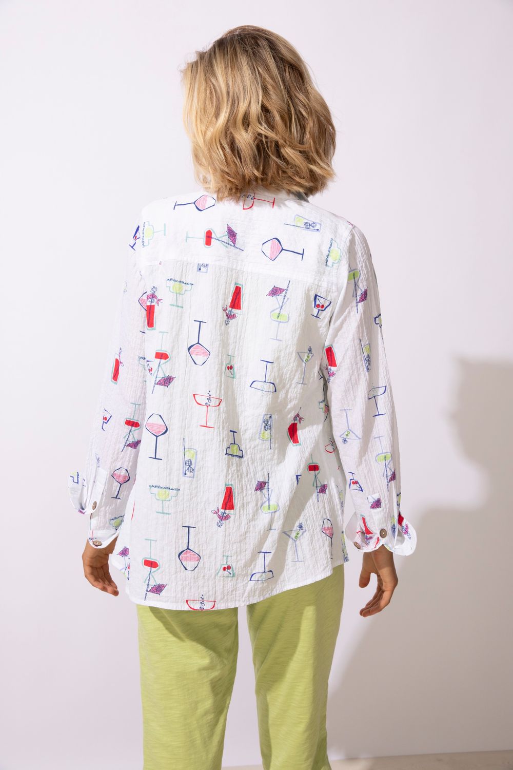 Pool Party Shirt E12311, Color: Multi, Size: XS