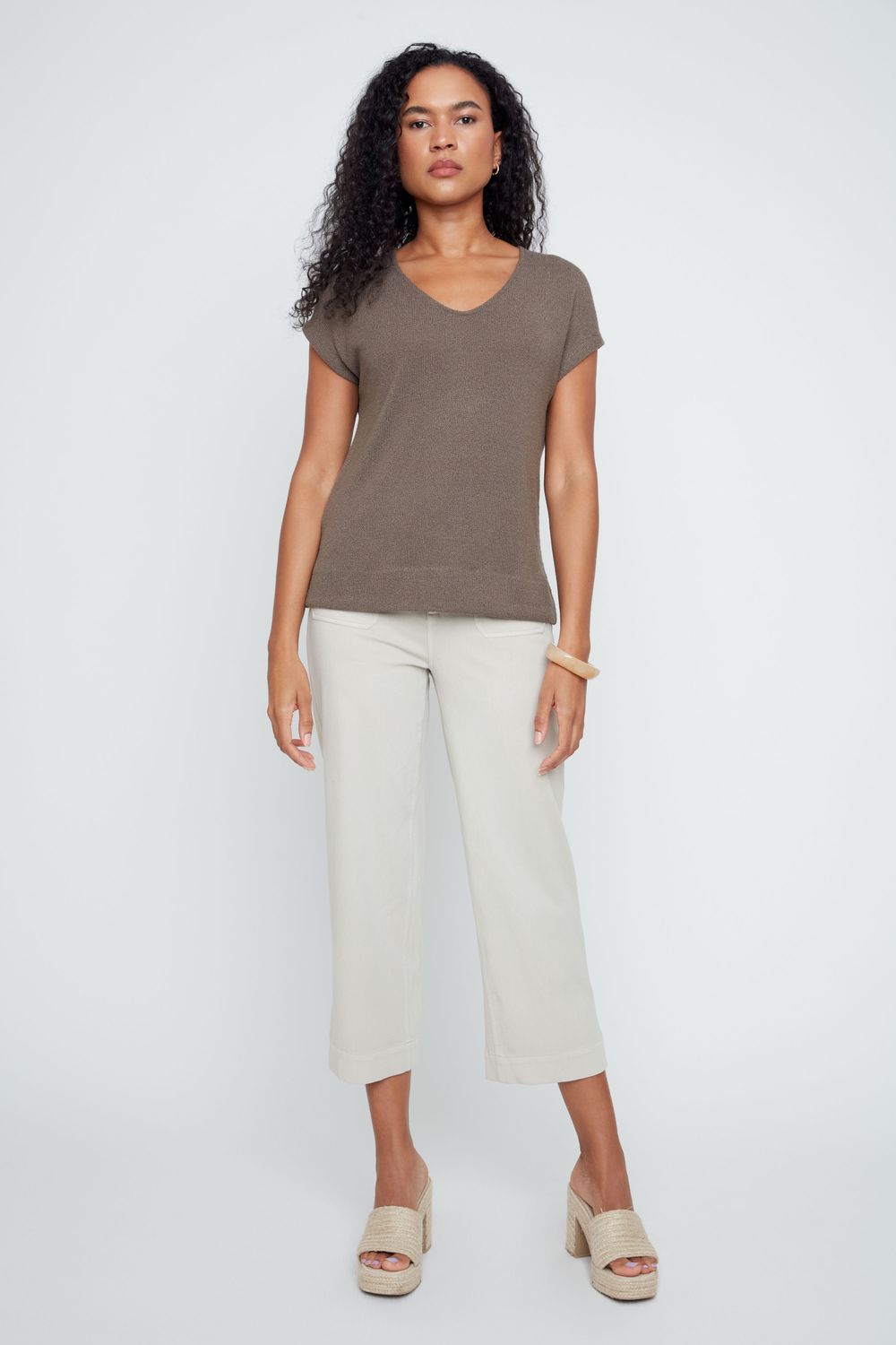 Knit Pant R10071KD E3020, Color: Oyster, Size: 2