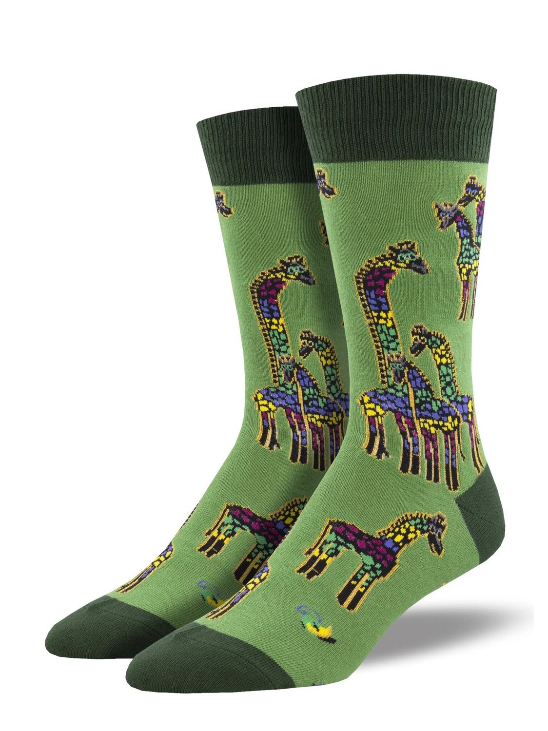Men's Laurel Burch "Giraffe Family" Socks