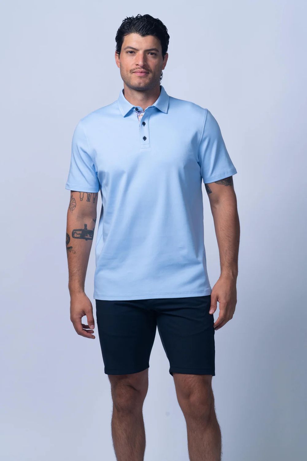 Ultraflex Mercerized Cotton Polo , Color: Black, Size: M