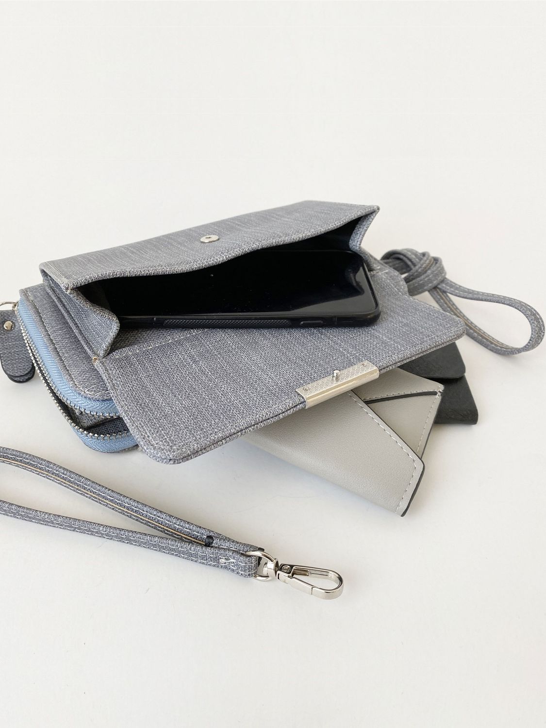 Light Grey 2 In 1 Purse/Wallet