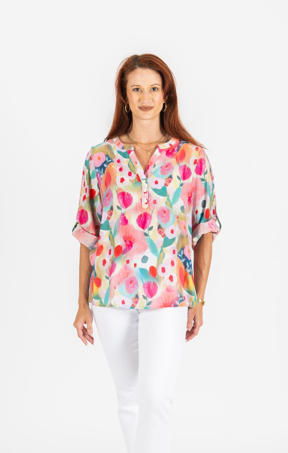 Top 261A89, Color: Blossom B, Size: S