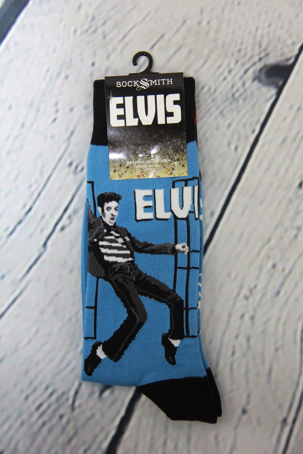 Jailhouse Rock Blue Socks