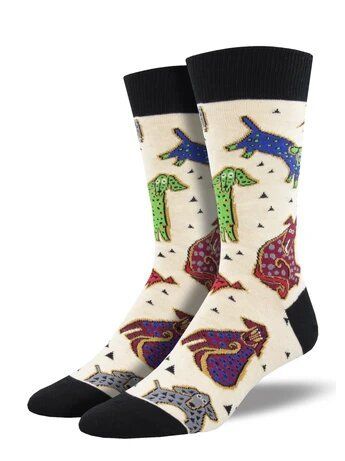 Men's Laurel Burch "Dogs" Socks