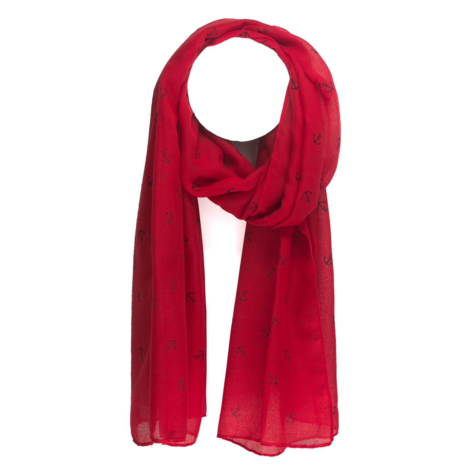 Red Anchors Scarf