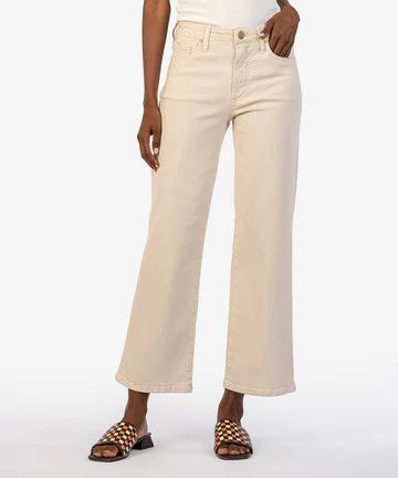 Charlotte High Rise Wide Leg KG2077MA1 Ecru 0