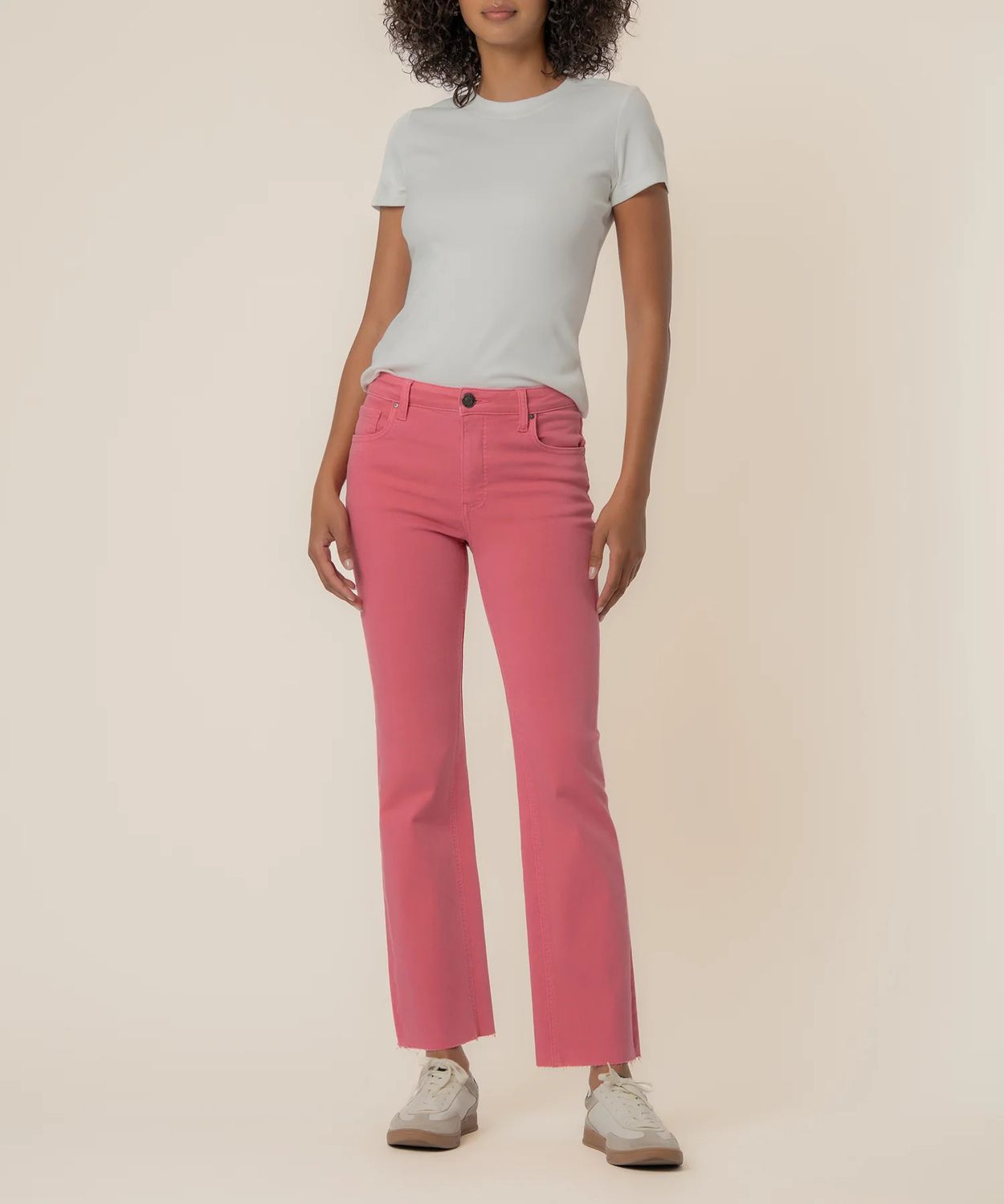 Kelsey Ankle Flare KP1574MF2, Color: Flamingo, Size: 2