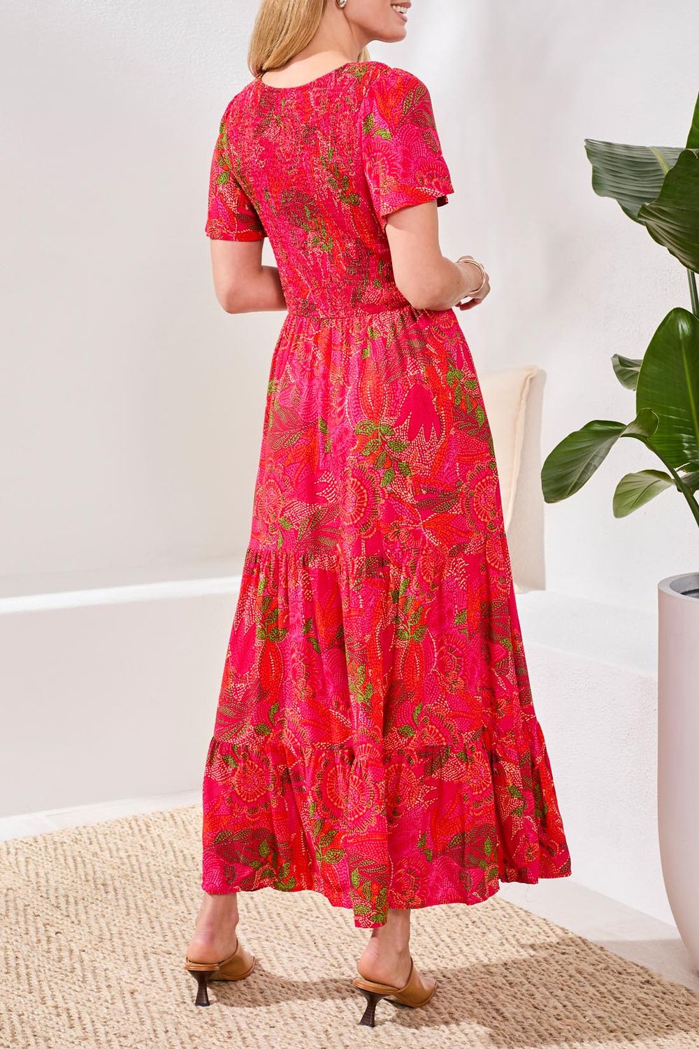 Ruched Top Maxi Dress 2226O/1221, Color: 1221, Size: S