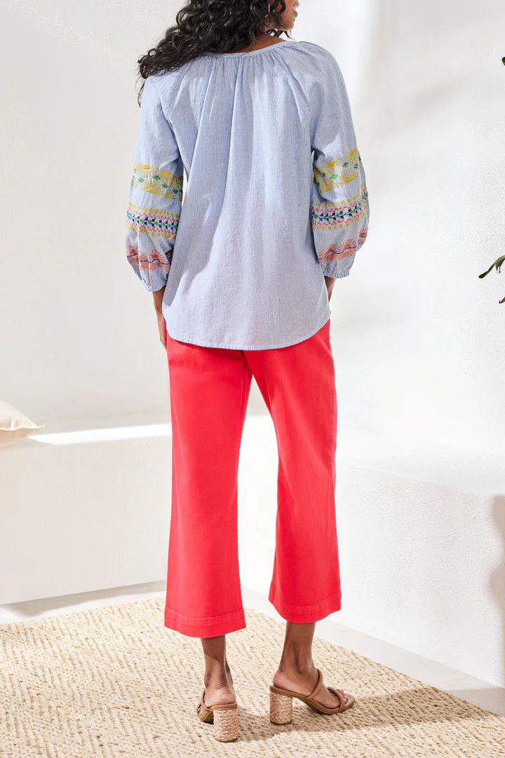 Embroidered Top 6198O/5198, Color: 3207, Size: XS