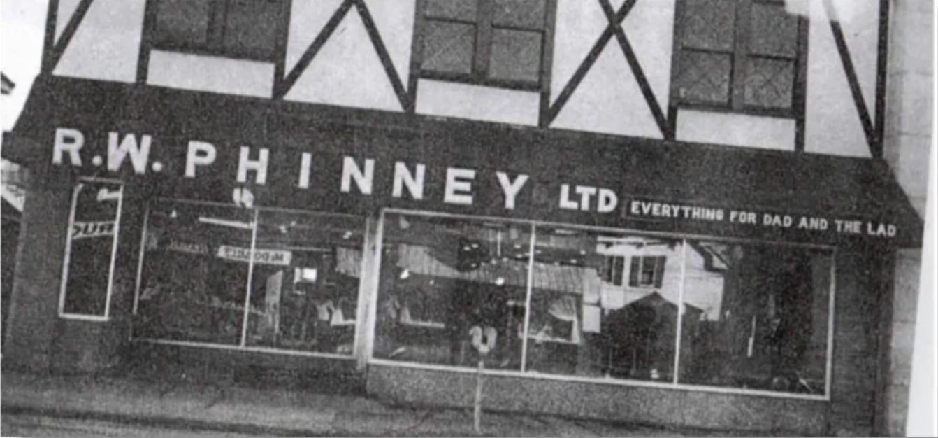 R.W. Phinney Ltd 1970s storefront