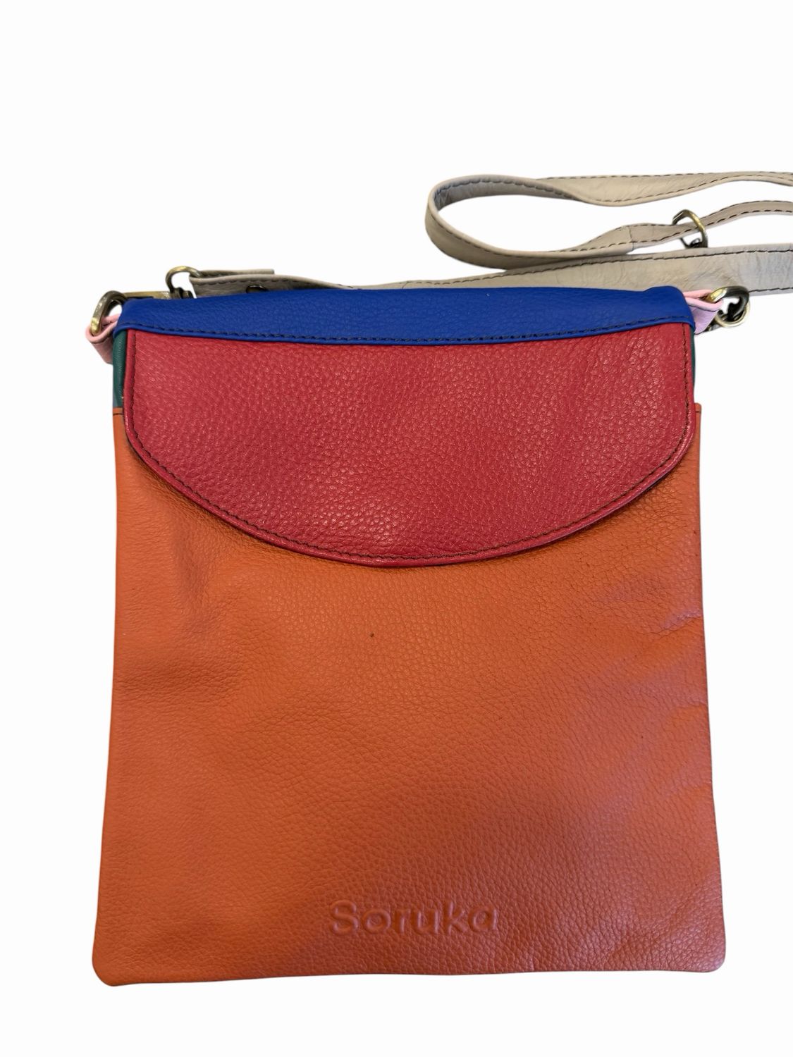 Robin Reversible Leather Handbag 81080, Color: 1