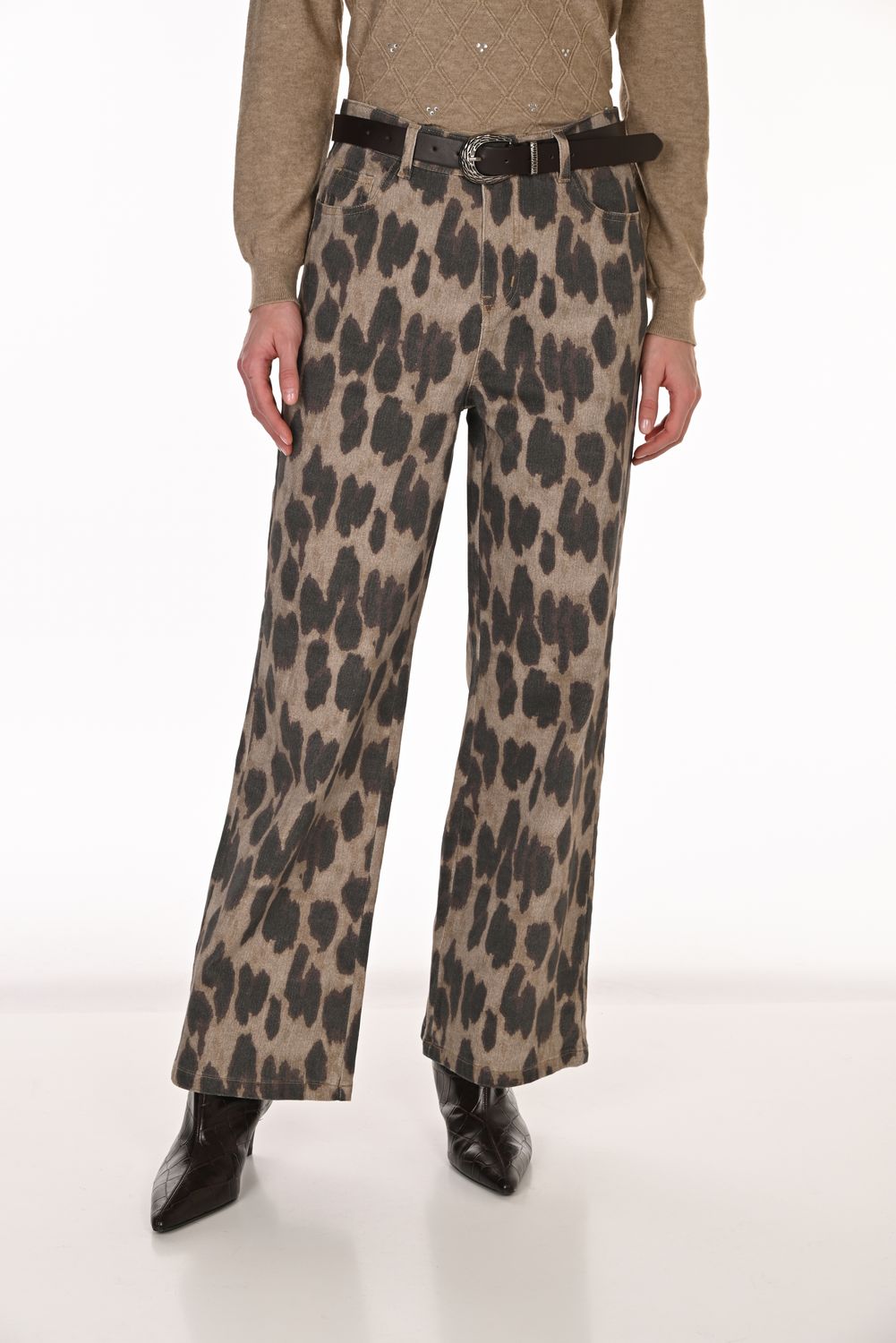 Leopard Woven Pant 263703