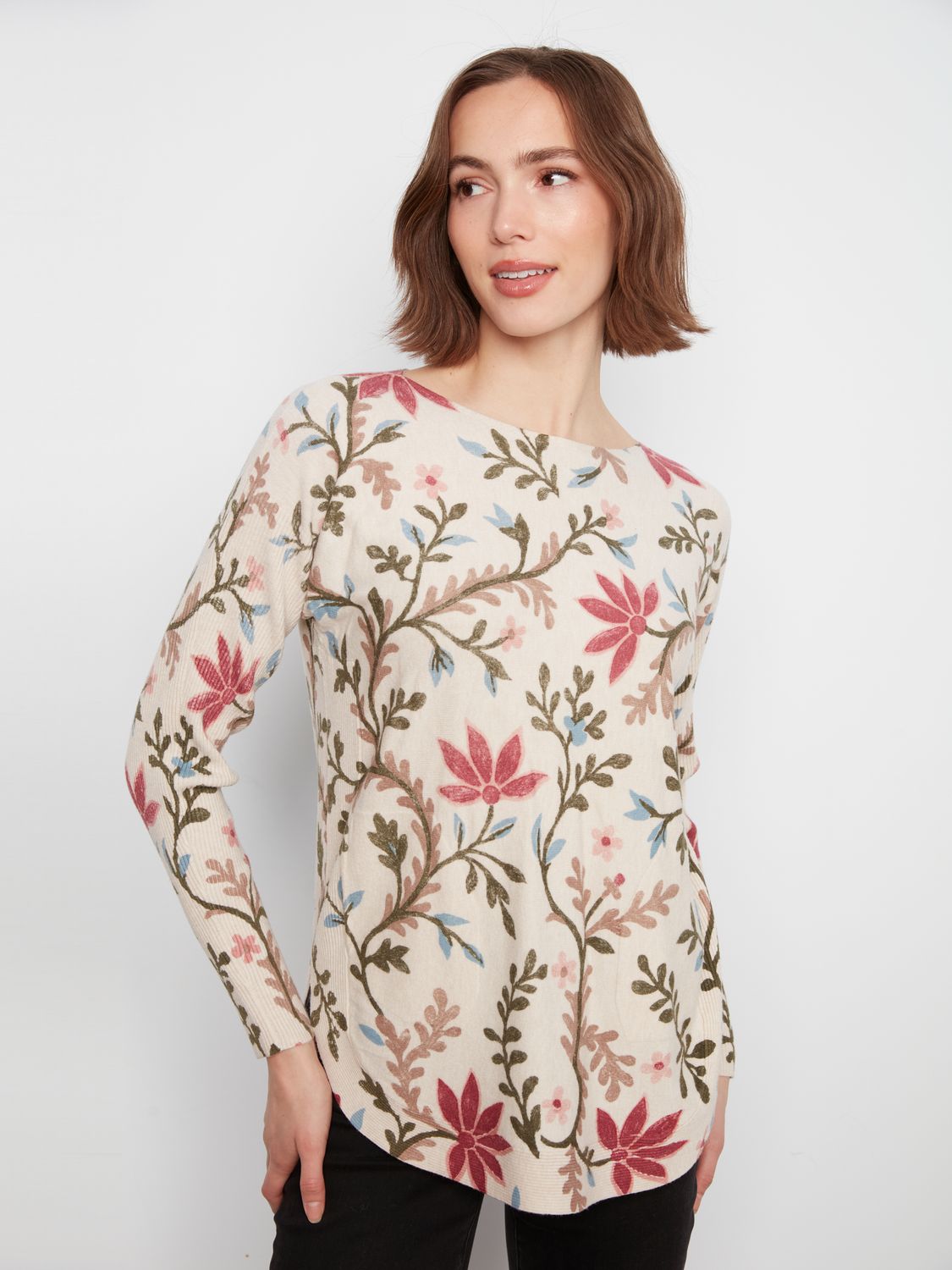 Drop Shoulder Sweater C2818PR/464A