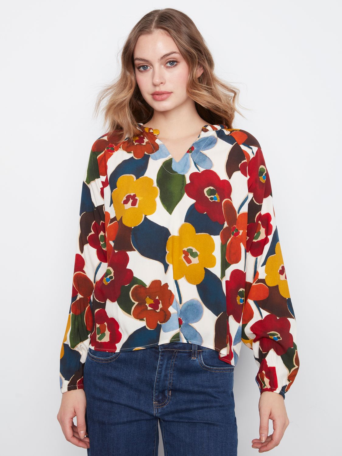 Printed Blouse C4570PR/634A