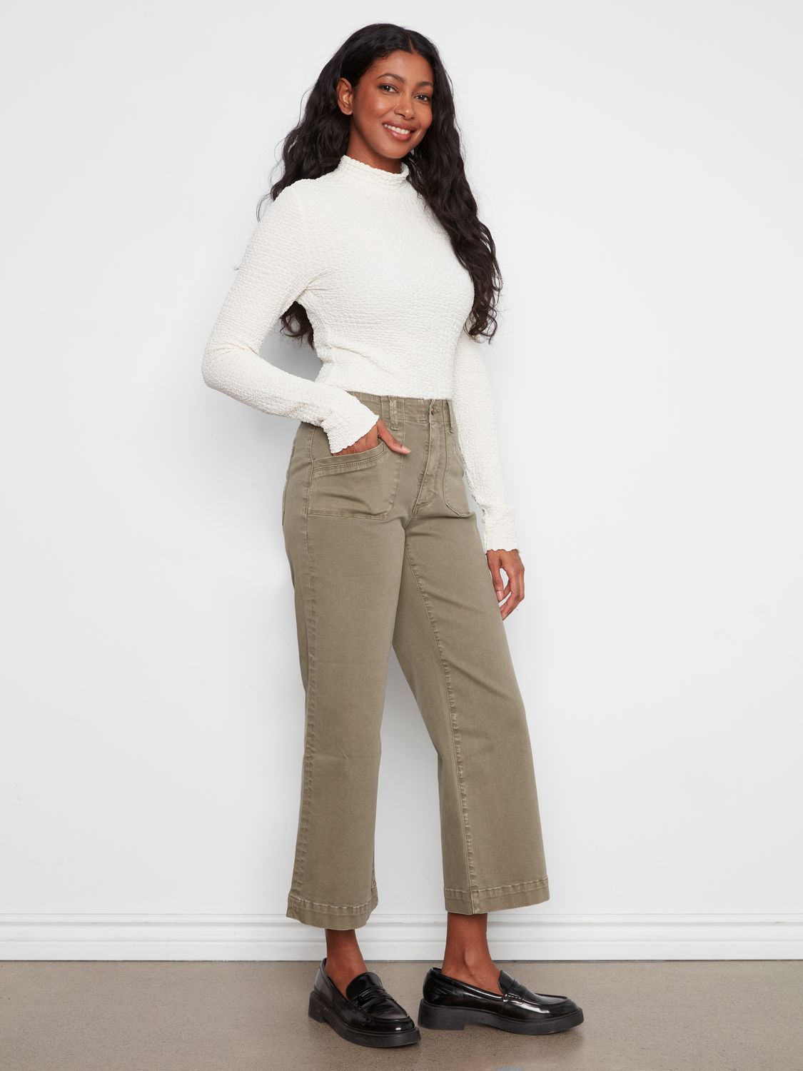 Cropped Wide Leg C5660RR/618A