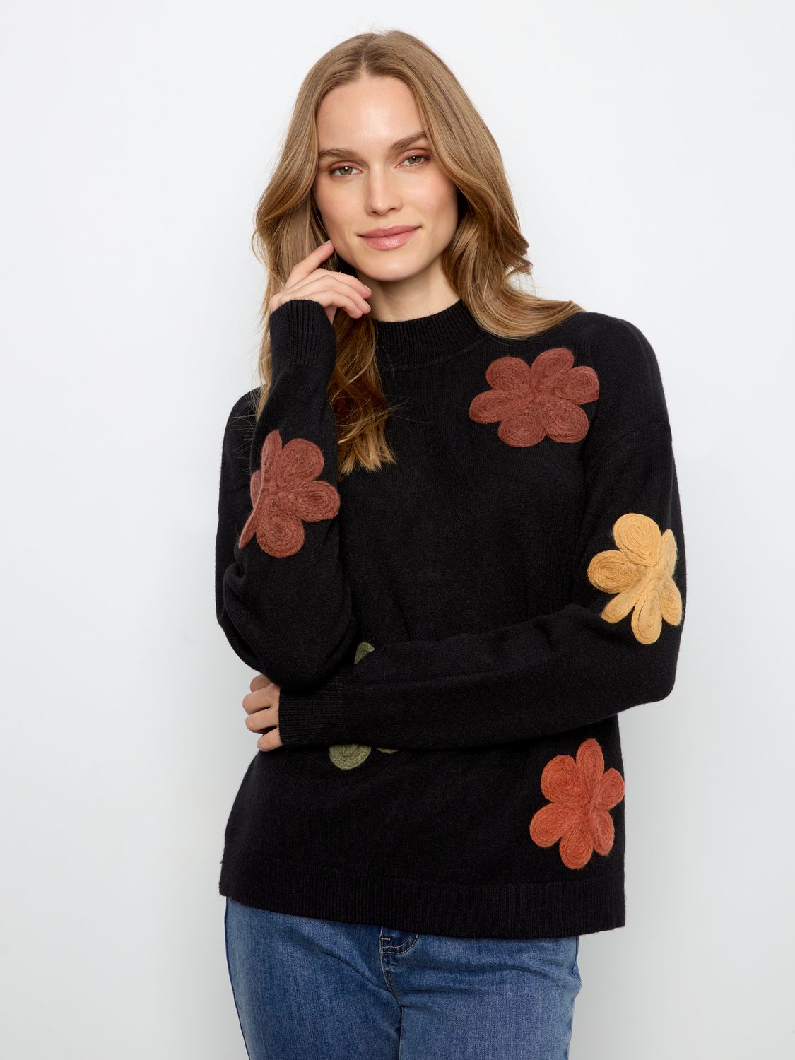Flower Sweater C2012/736A
