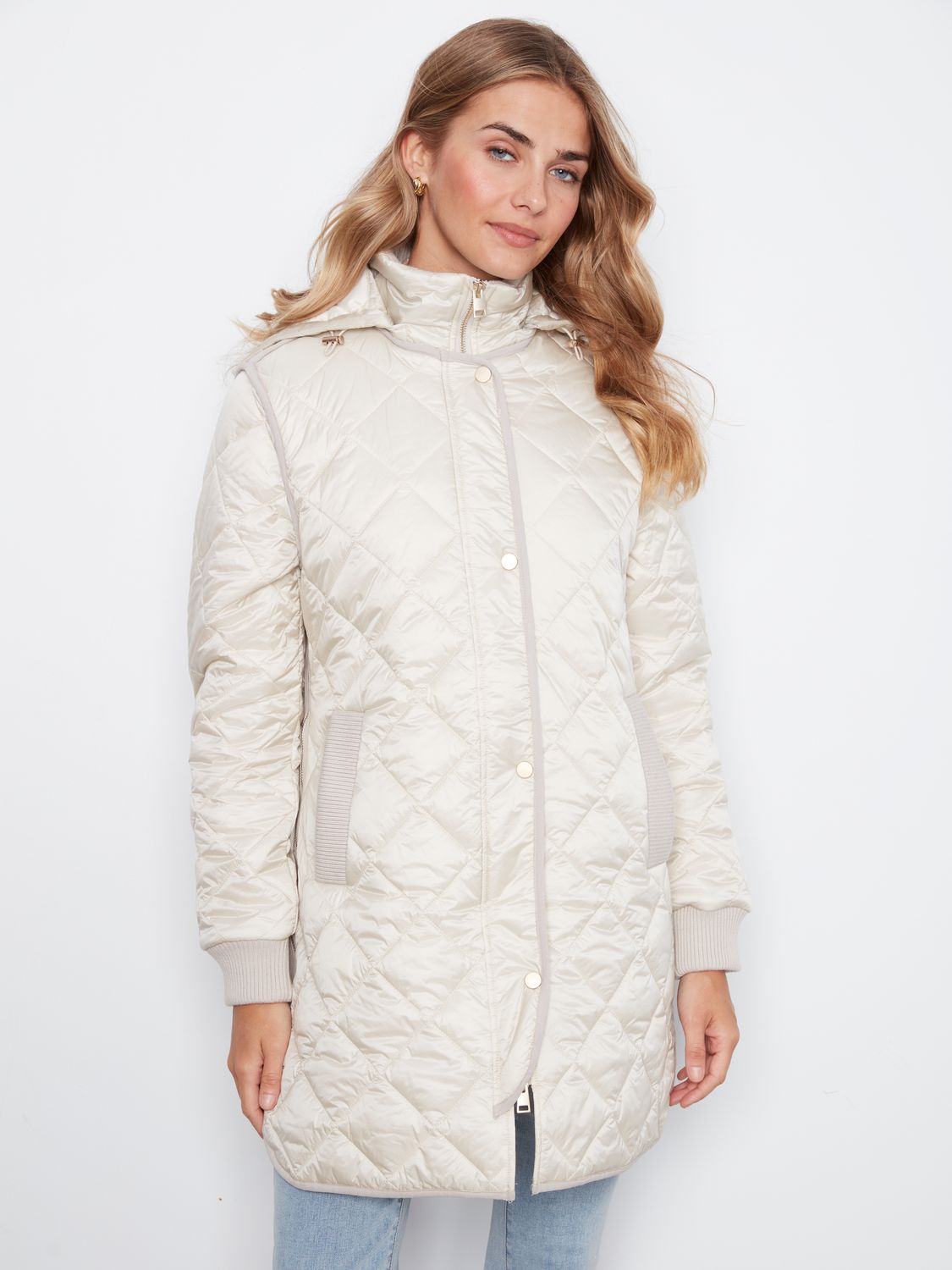 Puffer With Removable Hood C6430/135B