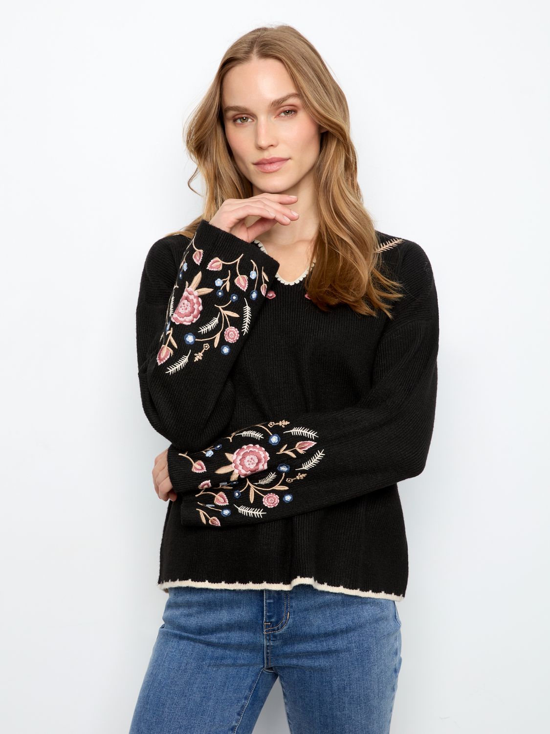 Embroidered Sweater C2879R/365C