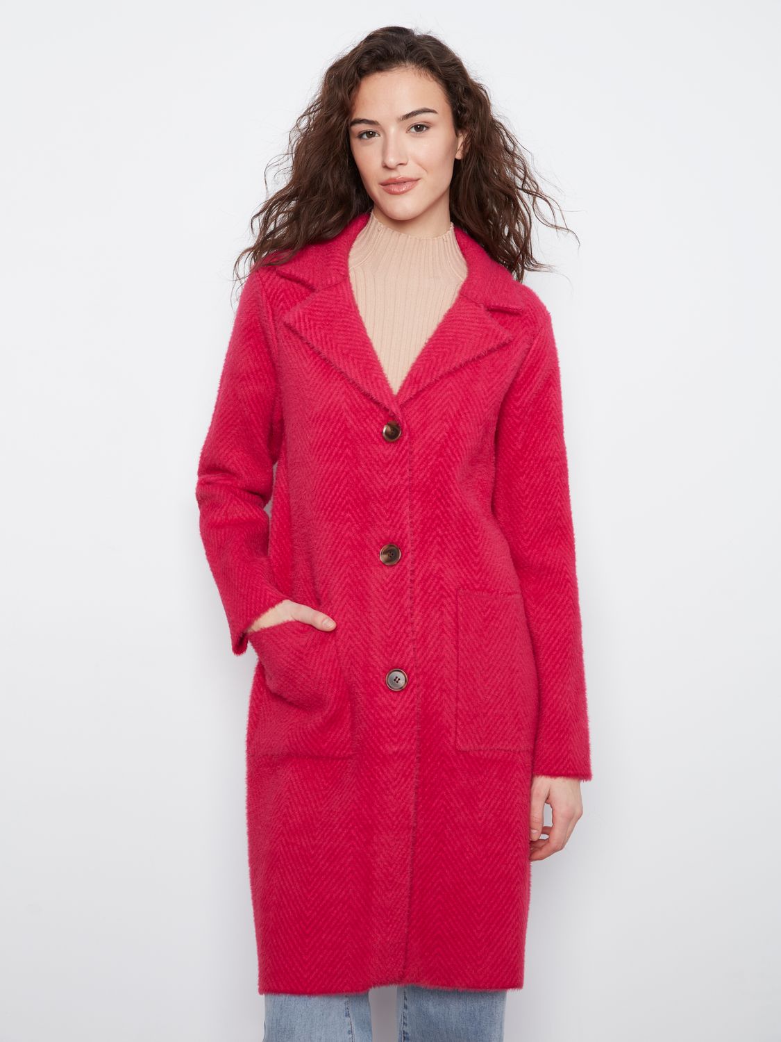 Coatigan With Pockets C6326RR/756C