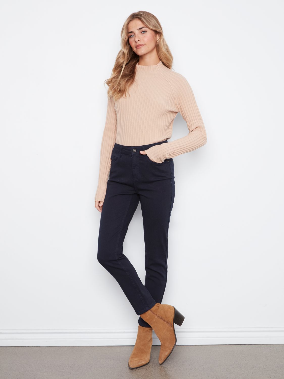 Twill Slim Leg Pants C5628/188B